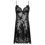 'Desirs de Venise' Black Sexy Nightie, by Lise Charmel (pack shot, front view).