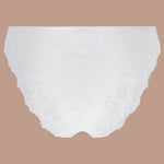 Lise Charmel 'Dressing Floral' White Italian Brief (pack shot, back).