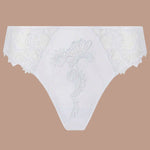 Lise Charmel 'Dressing Floral' White Italian Brief (pack shot, front).