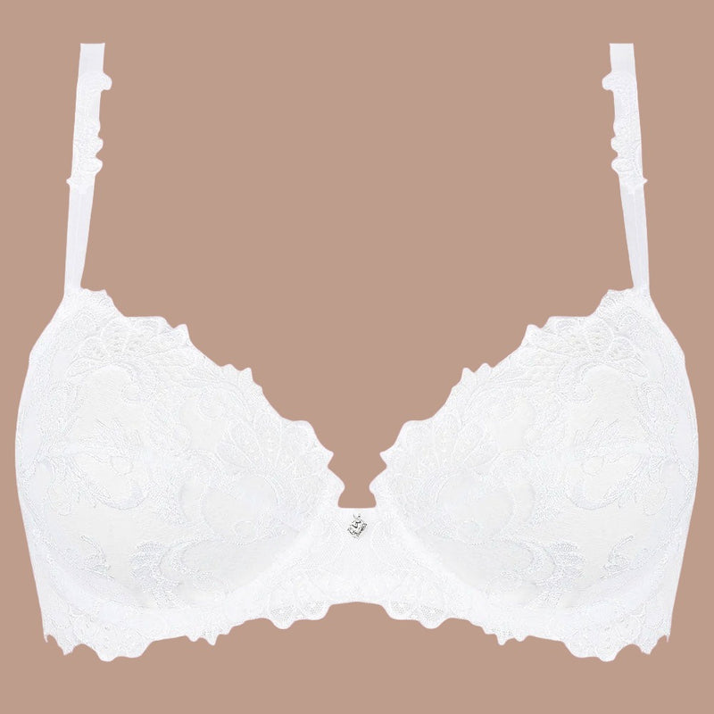 Lise Charmel 'Dressing Floral' White Full Cup Bra