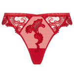 Lise Charmel 'Dressing Floral' Red Thong