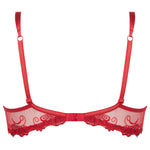 Lise Charmel 'Dressing Floral' Red Full Cup BraLise Charmel 'Dressing Floral' Red Full Cup Bra (pack shot, back).