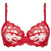 Lise Charmel 'Dressing Floral' Red Full Cup BraLise Charmel 'Dressing Floral' Red Full Cup Bra (pack shot, front).