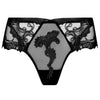 Lise Charmel 'Dressing Floral' Black Culotte/Shorty (pack shot, front).