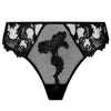 Lise Charmel 'Dressing Floral' Black Italian Brief (pack shot, front).