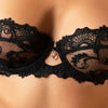 Lise Charmel 'Dressing Floral' Black Half Cup Bra