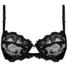 Lise Charmel 'Dressing Floral' Black Half Cup Bra