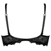 Lise Charmel 'Dressing Floral' Black Full Cup Bra (pack shot, back).