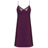 'Élégance Artist' Plum Purple Silk Nightie, by Lise Charmel (pack shot, front view).
