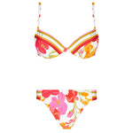 'Envolée Florale' Multicolour Padded Bikini Set, by Lise Charmel (front view).