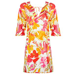 'Envolee Florale' Multicolour Beach Tunic, by Lise Charmel (pack shot, front view).