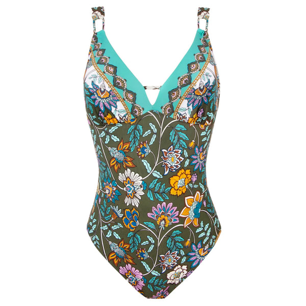 Lise Charmel Fleur Persane collection Non Underwired Swimsuit (Bronze ...