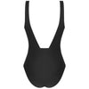 'Horizon Boréal' Black Non-Underwired Swimsuit, by Lise Charmel (pack shot, back).