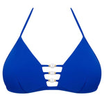 Lise Charmel 'Perles Nacrées' Triangle Bikini set in Perle Capri (Royal Blue)