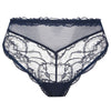 Lise Charmel 'Soir de Venise' Midnight Blue Full/High Waist Brief (pack shot, front).