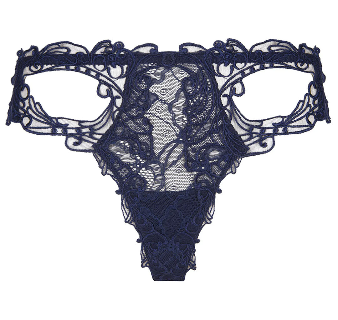 Tanga made with Calais lace by Lise Charmel Collection Soir de Venise red Tanga made with Calais lace by Lise Charmel Collection Soir de Venise red