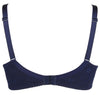 Lise Charmel 'Soir de Venise' Midnight Blue 3-Part Full Cup Bra (pack shot, back).