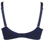 Lise Charmel 'Soir de Venise' Midnight Blue 3-Part Full Cup Bra (pack shot, back).