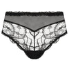 Lise Charmel 'Soir de Venise' Black Full/High Waist Brief (pack shot, front).