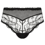 Lise Charmel 'Soir de Venise' Black Full/High Waist Brief (pack shot, front).