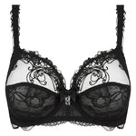 Lise Charmel 'Soir de Venise' Black Full Cup Bra (pack shot, front).