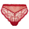 Lise Charmel 'Soir de Venise' Red Full/High Waist Brief (pack shot, front).