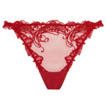 'Soir de Venise' Rouge Venise (Red) G String/Sexy Thong, by Lise Charmel (pack shot, front).