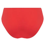 'Source Beauté' High Waist Brief in Hibiscus Beauté (Coral). by Lise Charmel (pack shot, back).