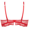 'Source Beauté' Half Cup/Balconette Bra in Hibiscus Beauté (Coral), by Lise Charmel (pack shot, back).