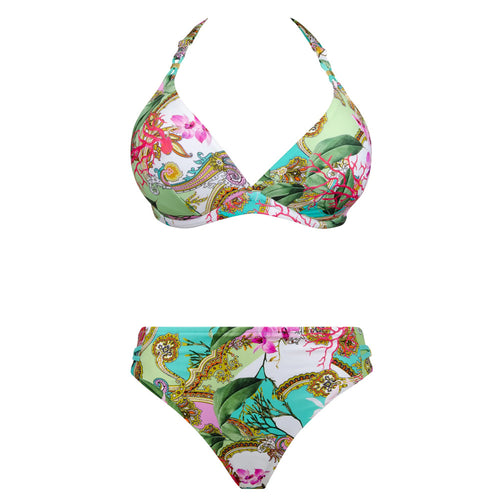 Lise Charmel 'Splendeur Orchidee' Bikini Set with Underwired Triangle top and Wide Side Brief