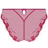 'Splendeur Soie' Raspberry Pink Silk Italian Brief, by Lise Charmel (pack shot, back view).