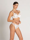 Lise Charmel 'Splendeur Soie' Ivory Silk Fancy Brief Fancy Brief Lise Charmel