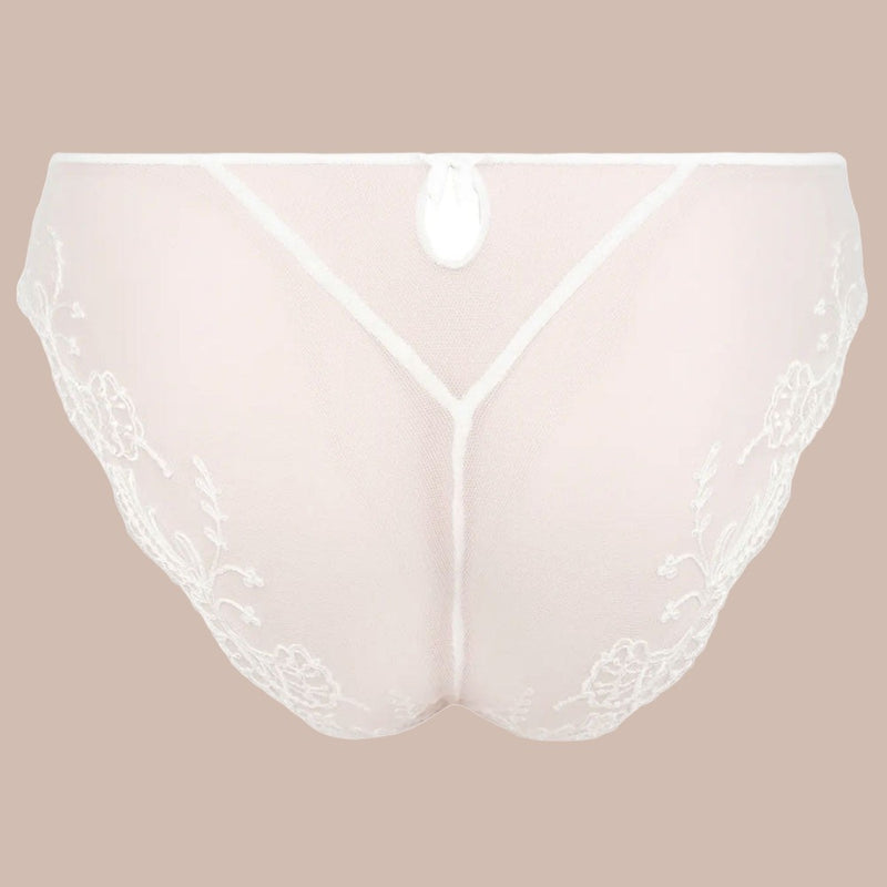 Lise Charmel 'Splendeur Soie' Ivory Silk Italian Brief Italian Brief Lise Charmel