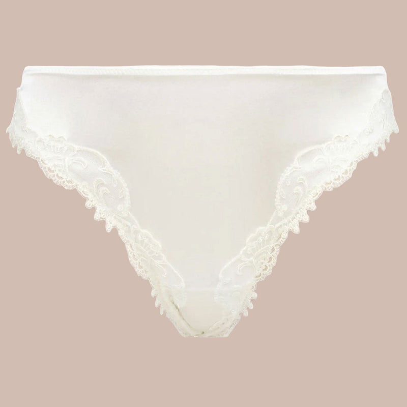 Lise Charmel 'Splendeur Soie' Ivory Silk Italian Brief Italian Brief Lise Charmel