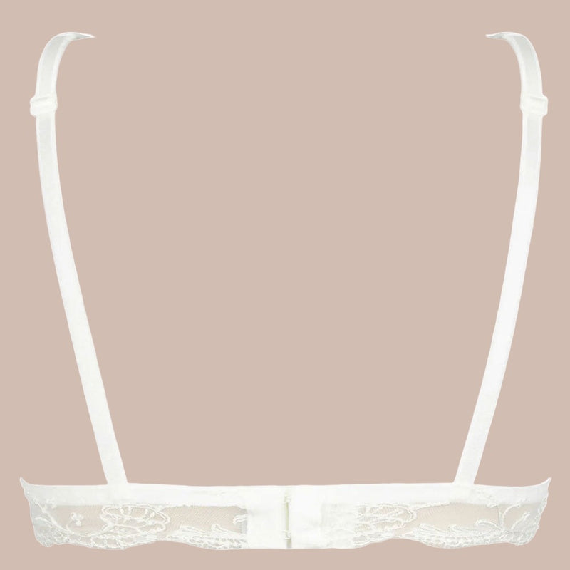 Lise Charmel 'Splendeur Soie' Ivory Silk Non-Wired Triangle Bra bra Lise Charmel