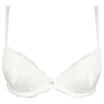 Lise Charmel 'Splendeur Soie' Ivory Silk Padded Plunge Bra bra Lise Charmel