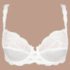 'Splendeur Soie' Ivory Silk Full Cup Bra, by Lise Charmel (pack shot, front)  | Exceptional Luxury Lingerie | Sandra Dee