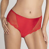 Lise Charmel 'Splendeur Soie' High Waisted Brief in Scarlet