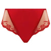 Lise Charmel 'Splendeur Soie' High Waisted Brief in Scarlet