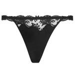 Lise Charmel 'Splendeur Soie' Black Silk Sexy Thong Sexy Thong Lise Charmel