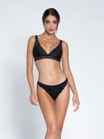 Lise Charmel 'Splendeur Soie' Black Silk Italian Brief Italian Brief Lise Charmel