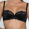 Lise Charmel 'Splendeur Soie' Black Silk Half Cup Bra bra Lise Charmel