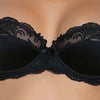 Lise Charmel 'Splendeur Soie' Black Silk Half Cup Bra bra Lise Charmel