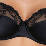 Lise Charmel 'Splendeur Soie' Black Silk 3-Part Full Cup Bra bra Lise Charmel