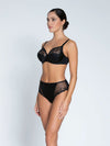 Lise Charmel 'Splendeur Soie' Black Silk 3-Part Full Cup Bra bra Lise Charmel