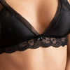 Lise Charmel 'Splendeur Soie' Black Silk Non-Wired Triangle Bra bra Lise Charmel