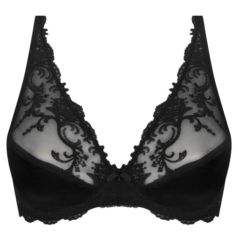 Lise Charmel 'Splendeur Soie' Black Silk Glam Push-Up Bra bra Lise Charmel