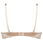 Lise Charmel 'Splendeur Soie' Nude/Dusky Pink Silk Padded Plunge Bra bra Lise Charmel