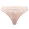 Lise Charmel 'Splendeur Soie' Nude/Dusky Pink Silk Thong Thong Lise Charmel