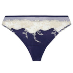 Lise Charmel 'Splendeur Soie' Navy Blue Silk Thong Thong Lise Charmel